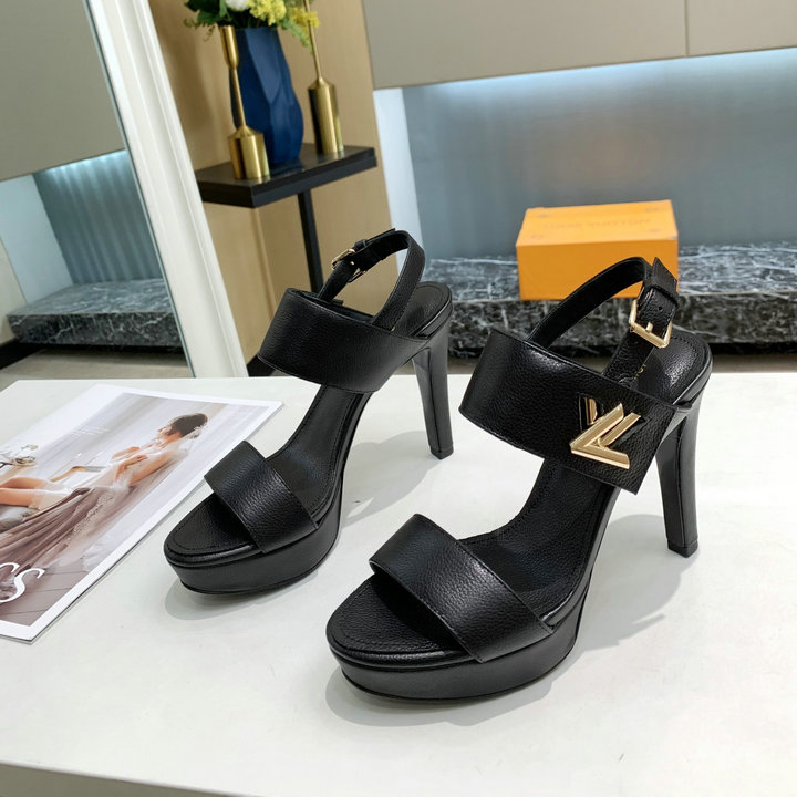 商品名称：ルイヴィトン LOUISVUITTON 26-LVJ21032Q　2021年夏最新入荷 ハイヒールシューズ サマーサンダル ピンヒール スリングバックサンダル レディースシューズ