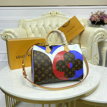 ルイヴィトン LOUISVUITTON 057-M57451　2021年最新入荷 スピーディ バンドリエール 30 ボストンバッグ トートバッグ ショルダーバッグ モノグラム キャンバス