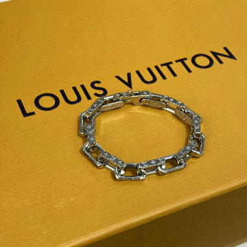 ルイヴィトン LOUISVUITTON 057-M64224　2021年最新入荷 ブレスレット チェーン モノグラム クラスプ開閉式 コーディネートしやすい アクセサリー