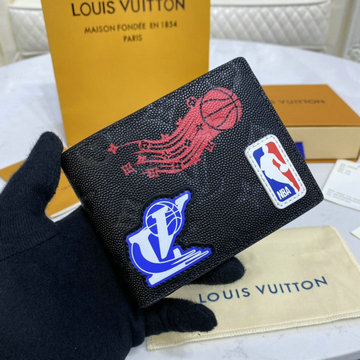 ルイヴィトン LOUISVUITTON 057-M80624　2021年最新入荷 ポルトフォイユ ミュルティプル 二つ折り短財布 ショートウォレット カードポケット 札入れ レザー