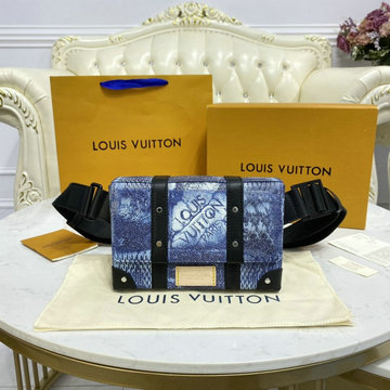 ルイヴィトン LOUISVUITTON 057-N50061　2021年最新入荷 トランクバッグ スクエアバッグ 斜め掛け ショルダーバッグ ウェストバッグ クロスボディバッグ ダミエキャンバス