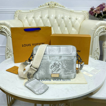 ルイヴィトン LOUISVUITTON 057-N50068　2021年最新入荷 トリオ メッセンジャーバッグ スクエアバッグ 斜め掛け ショルダーバッグ クロスボディバッグ ダミエキャンバス