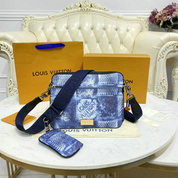 ルイヴィトン LOUISVUITTON 057-N50068L　2021年最新入荷 トリオ メッセンジャーバッグ スクエアバッグ 斜め掛け ショルダーバッグ クロスボディバッグ ダミエキャンバス