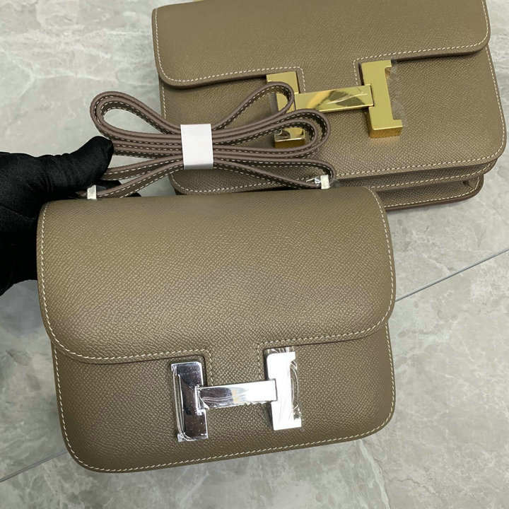 商品名称：エルメス HERMES 3589-H108218SJDH　2021年最新入荷 コンスタンス 斜め掛け ショルダーバッグ クロスボディバッグ フラップバッグ レディースかばん ヴォーエプソン