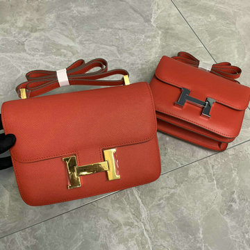 エルメス HERMES 3589-H108222SJRD　2021年最新入荷 コンスタンス 斜め掛け ショルダーバッグ クロスボディバッグ フラップバッグ レディースかばん ヴォーエプソン