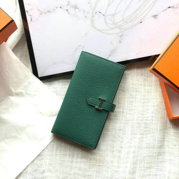 エルメス HERMES 3589-HE012LMG　2021年最新入荷 ベアン ロングウォレット 二つ折り長財布 札入れ カードポケット付き 小銭入れ コインケース トリヨンクレマンス