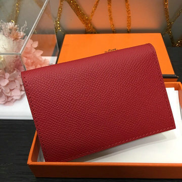 商品名称：エルメス HERMES 3589-HE0472RD　2021年最新入荷 MC2 ユークリッド カードケース 名刺入れ パスポートケース カードホルダー 二つ折り コンパクト 小銭入れ ヴォーエプソン