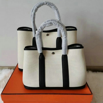 エルメス HERMES 3589-HE1042BBK　2021年最新入荷 ガーデンパーティー トートバッグ ハンドバッグ ショッピングバッグ キャンパス