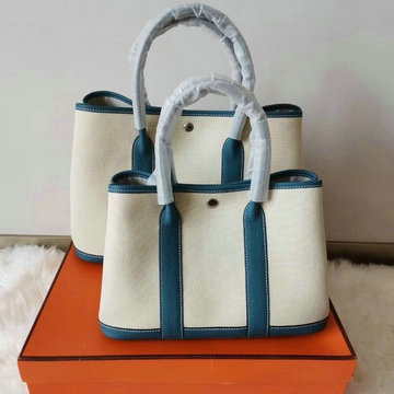 エルメス HERMES 3589-HE1042BBL　2021年最新入荷 ガーデンパーティー トートバッグ ハンドバッグ ショッピングバッグ キャンパス