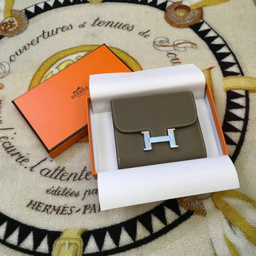 エルメス HERMES 3589-HES18001DH　2021最新入荷 コンスタンス コンパクト コインケース 小銭入れ 短財布 ヴォーエプソン