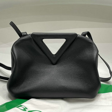 ボッテガヴェネタ BOTTEGAVENETA aj-BOV658476BK 2021年最新入荷 ミディアム ポイント 斜め掛け ショルダーバッグ マグネットフレームクロージャー