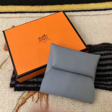 エルメス HERMES 3589-HES19002HL　2021最新入荷 バスティア 小銭入れ カードケース 名刺入れ 二つ折り コンパクト ヴォーエプソン