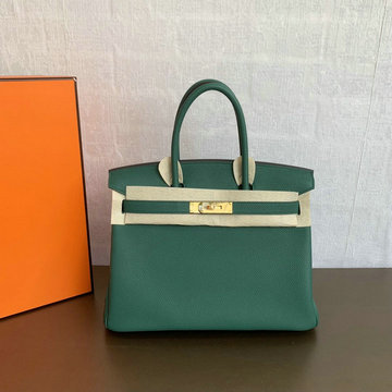 エルメス HERMES 063-HBK25LJGL 2021年最新入荷 バーキンバッグ トートバッグ ハンドバッグ レディースかばん TOGO革