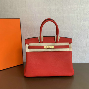 エルメス HERMES 063-HBK25LJRD2021年最新入荷 バーキンバッグ トートバッグ ハンドバッグ レディースかばん TOGO革