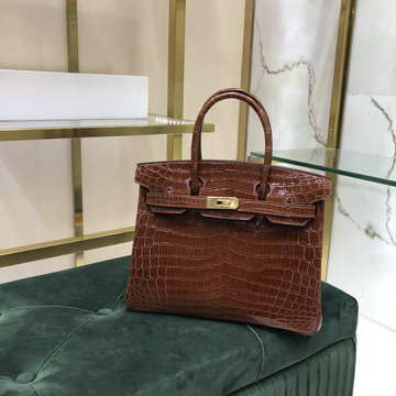 エルメス HERMES 063-HBK25NEJSK　2021年最新入荷 バーキンバッグ トートバッグ ハンドバッグ レディースかばん クロコダイル革