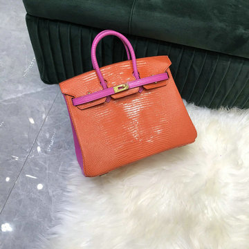 エルメス HERMES 063-HBK25XPJCZ 2021年最新入荷 バーキンバッグ トートバッグ ハンドバッグ レディースかばん リザード