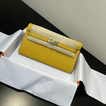エルメス HERMES 063-HE708SQJHS 2021年最新入荷 ケリー WOC クラッチバッグ 手持ちかばん 2way 斜め掛け ショルダーバッグ チェーンウォレット ヴォーエプソン