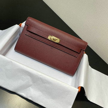 商品名称：エルメス HERMES 063-HE708SQJJH 2021年最新入荷 ケリー WOC クラッチバッグ 手持ちかばん 2way 斜め掛け ショルダーバッグ チェーンウォレット ヴォーエプソン