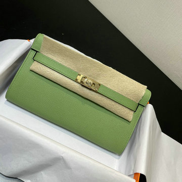 エルメス HERMES 2063-HE708SQJNG 021年最新入荷 ケリー WOC クラッチバッグ 手持ちかばん 2way 斜め掛け ショルダーバッグ チェーンウォレット ヴォーエプソン