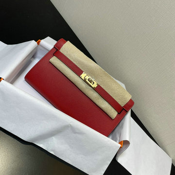 エルメス HERMES 063-HE708SQJRD 2021年最新入荷 ケリー WOC クラッチバッグ 手持ちかばん 2way 斜め掛け ショルダーバッグ チェーンウォレット ヴォーエプソン