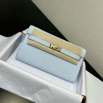 商品名称：エルメス HERMES 063-HE708SQJWL 2021年最新入荷 ケリー WOC クラッチバッグ 手持ちかばん 2way 斜め掛け ショルダーバッグ チェーンウォレット ヴォーエプソン