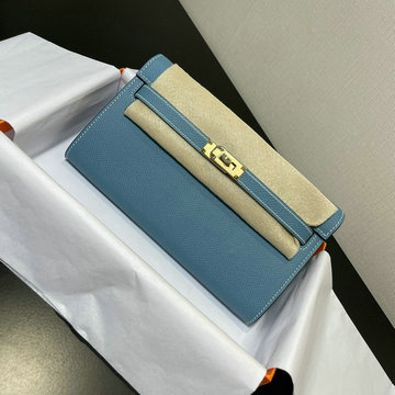 エルメス HERMES 063-HE708SQJNL 2021年最新入荷 ケリー WOC クラッチバッグ 手持ちかばん 2way 斜め掛け ショルダーバッグ チェーンウォレット ヴォーエプソン
