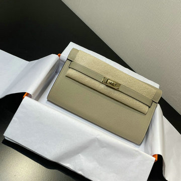商品名称：エルメス HERMES 063-HE708SQJQH 2021年最新入荷 ケリー WOC クラッチバッグ 手持ちかばん 2way 斜め掛け ショルダーバッグ チェーンウォレット ヴォーエプソン