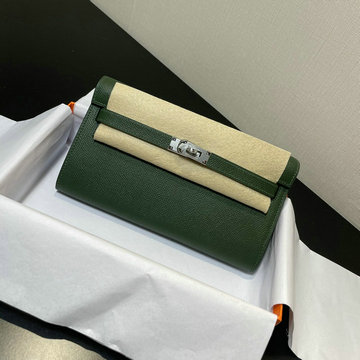 エルメス HERMES 063-HE708SQYGL 2021年最新入荷 ケリー WOC クラッチバッグ 手持ちかばん 2way 斜め掛け ショルダーバッグ チェーンウォレット ヴォーエプソン