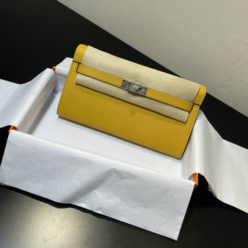 エルメス HERMES 063-HE708SQYHS 2021年最新入荷 ケリー WOC クラッチバッグ 手持ちかばん 2way 斜め掛け ショルダーバッグ チェーンウォレット ヴォーエプソン