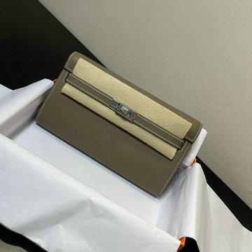 エルメス HERMES 063-HE708SQYDH 2021年最新入荷 ケリー WOC クラッチバッグ 手持ちかばん 2way 斜め掛け ショルダーバッグ チェーンウォレット ヴォーエプソン