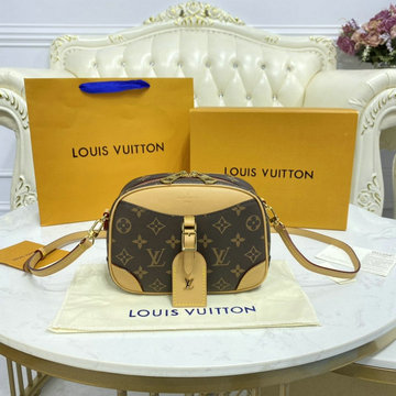 ルイヴィトン LOUISVUITTON 057-M45528　2021年最新入荷 ドーヴィル MINI カメラバッグ 斜め掛け ショルダーバッグ クロスボディバッグ モノグラム キャンバス