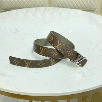 ルイヴィトン LOUISVUITTON 057-M0351Y　2021年最新入荷 サンチュール LVイニシャル 30MM リバーシブル ベルト メンズ用 カーフレザー