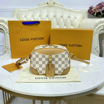 ルイヴィトン LOUISVUITTON 057-N50048　2021年最新入荷 ドーヴィル MINI カメラバッグ 斜め掛け ショルダーバッグ クロスボディバッグ ダミエアズールキャンバス