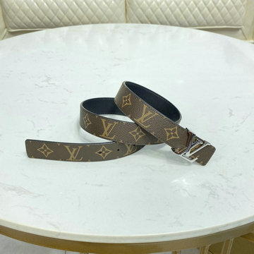 商品名称：ルイヴィトン LOUISVUITTON 057-M9453Y　2021年最新入荷 サンチュール LVイニシャル 30MM リバーシブル ベルト メンズ用 カーフレザー