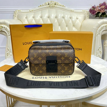 商品名称：ルイヴィトン LOUISVUITTON 057-M45806　2021年最新入荷 S ロック メッセンジャーバッグ 斜め掛け ショルダーバッグ クロスボディバッグ スクエアバッグ モノグラムキャンパス
