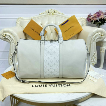 ルイヴィトン LOUISVUITTON 057-M30235　2021年最新入荷 キーポル バンドリエール 45 トラベルバッグ ダッフルバッグ 旅行かばん ボストンバッグ