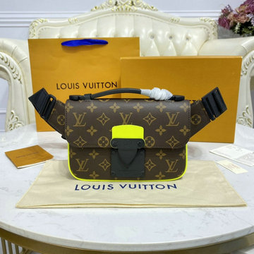 ルイヴィトン LOUISVUITTON 057-M45864　2021年最新入荷 Sロック スリングバッグ ウェストバッグ 斜め掛け ショルダーバッグ クロスボディバッグ スクエアバッグ