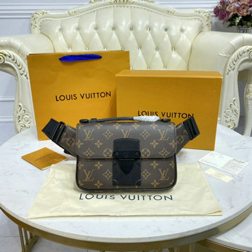 商品名称：ルイヴィトン LOUISVUITTON 057-M45807　2021年最新入荷 Sロック スリングバッグ ウェストバッグ 斜め掛け ショルダーバッグ クロスボディバッグ スクエアバッグ