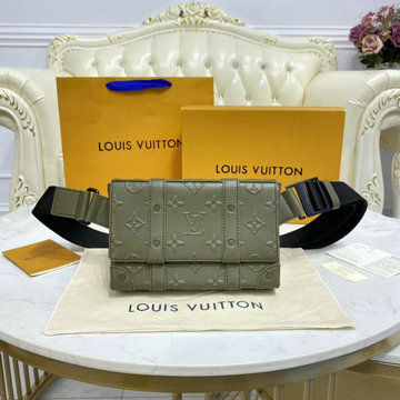 ルイヴィトン LOUISVUITTON 057-M57952G　2021年最新入荷 トランク スリングバッグ ウェストバッグ 斜め掛け ショルダーバッグ クロスボディバッグ