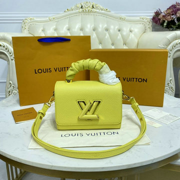 ルイヴィトン LOUISVUITTON 057-M58571　2021年最新入荷 ツイスト MM トップハンドルバッグ トートバッグ 2way ショルダーバッグ クロスボディバッグ トリヨンレザー