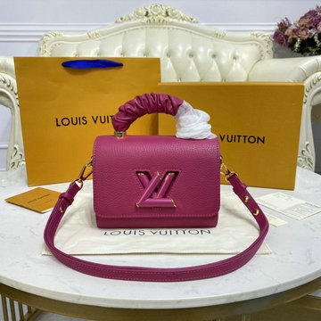 ルイヴィトン LOUISVUITTON 057-M58691　2021年最新入荷 ツイスト MM トップハンドルバッグ トートバッグ 2way ショルダーバッグ クロスボディバッグ トリヨンレザー
