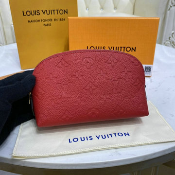 ルイヴィトン LOUISVUITTON 057-M69414　2021年最新入荷 ポシェット コスメティック ポーチ 手持ちかばん クラッチバッグ 化粧かばん モノグラム アンプラント レザー