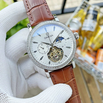 オメガ OMEGA JS-OMT21002　2021年最新入荷 ウォッチ メンズ 腕時計 男性用 時計 本革ベルト オートマチック 自動巻き 機械式ムーブメント