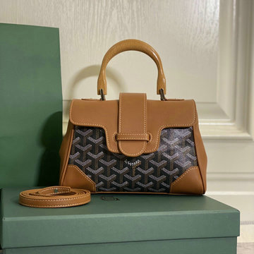 ゴヤール GOYARD BX-GY8005KT　2021年新色入荷 サイゴンミニストラクチャード トップハンドルバッグ ハンドバッグ 2way ショルダーバッグ クロスボディバッグ