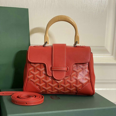 ゴヤール GOYARD BX-GY8005RD　2021年新色入荷 サイゴンミニストラクチャード トップハンドルバッグ ハンドバッグ 2way ショルダーバッグ クロスボディバッグ