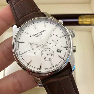 パテックフィリップ PATEK PHILIPPE ZX-PPT21004　2021年最新入荷 ウォッチ メンズ 腕時計 男性用 時計 本革ベルト クォーツムーブメント クロノグラフ