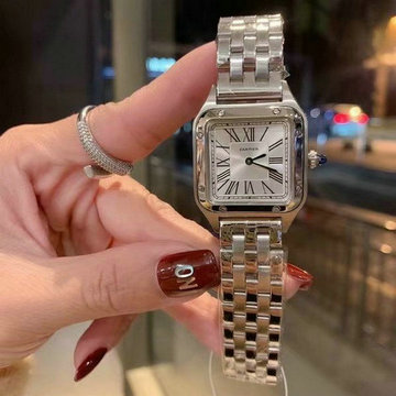 カルティエ CARTIER ZX-CAT21004　2021年最新入荷 サントス デュモン ウォッチ レディース 腕時計 女性用 時計 ステンレスベルト クォーツムーブメント