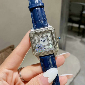 カルティエ CARTIER ZX-CAT21007Y　2021年最新入荷 サントス デュモン ウォッチ レディース 腕時計 女性用 時計 ステンレスベルト クォーツムーブメント 男女兼用