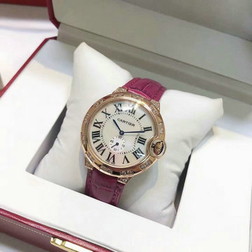 カルティエ CARTIER ZX-CAT21009M　2021年最新入荷 バロン ブルー ドゥ ウォッチ 腕時計 時計 本革ベルト クォーツムーブメント