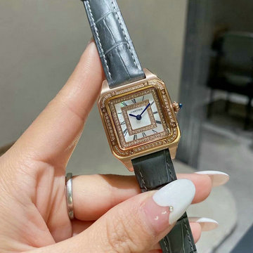 カルティエ CARTIER ZX-CAT21007J　2021年最新入荷 サントス デュモン ウォッチ レディース 腕時計 女性用 時計 ステンレスベルト クォーツムーブメント 男女兼用